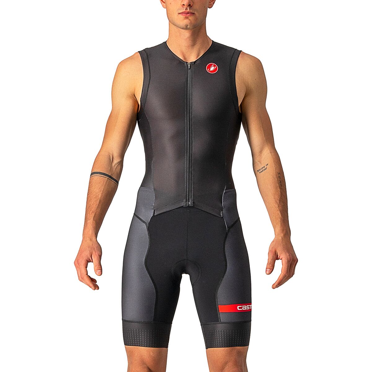 Castelli Free Sanremo 2 Sleeveless Tri Suit - Men's Black, XXL