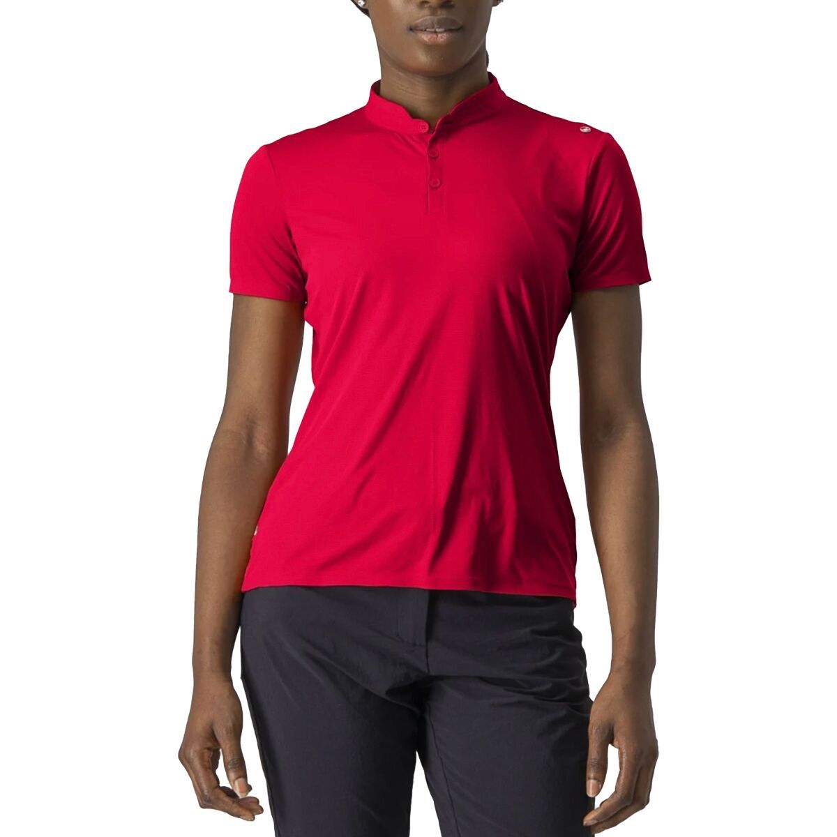 Castelli Tech 2 Polo Shirt - Women's Hibiscus, L