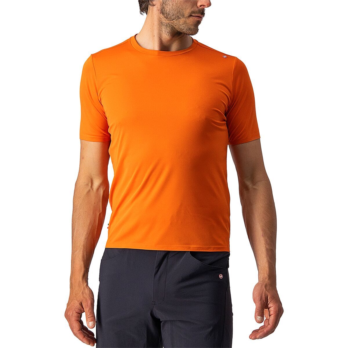 Castelli Castelli Tech 2 T-Shirt - Men's Orange Rust, M