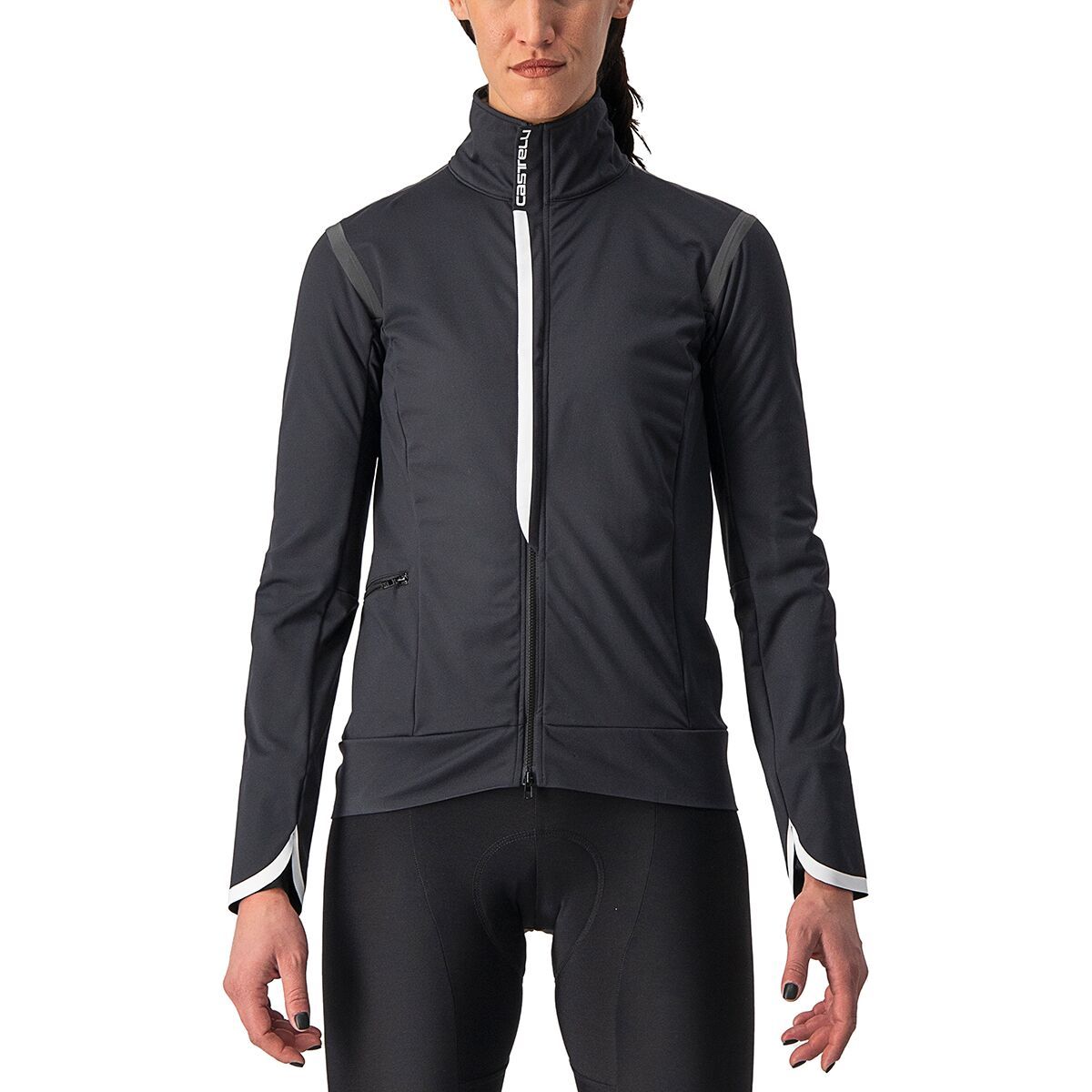 Castelli Castelli Alpha Ultimate Insulated Jacket - Women's Light Black/White, M