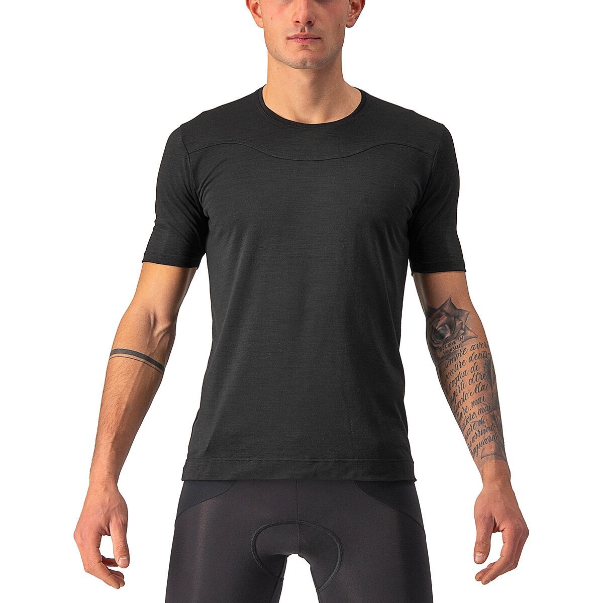 Castelli Bandito Wool Short-Sleeve Baselayer - Men's Black, XL