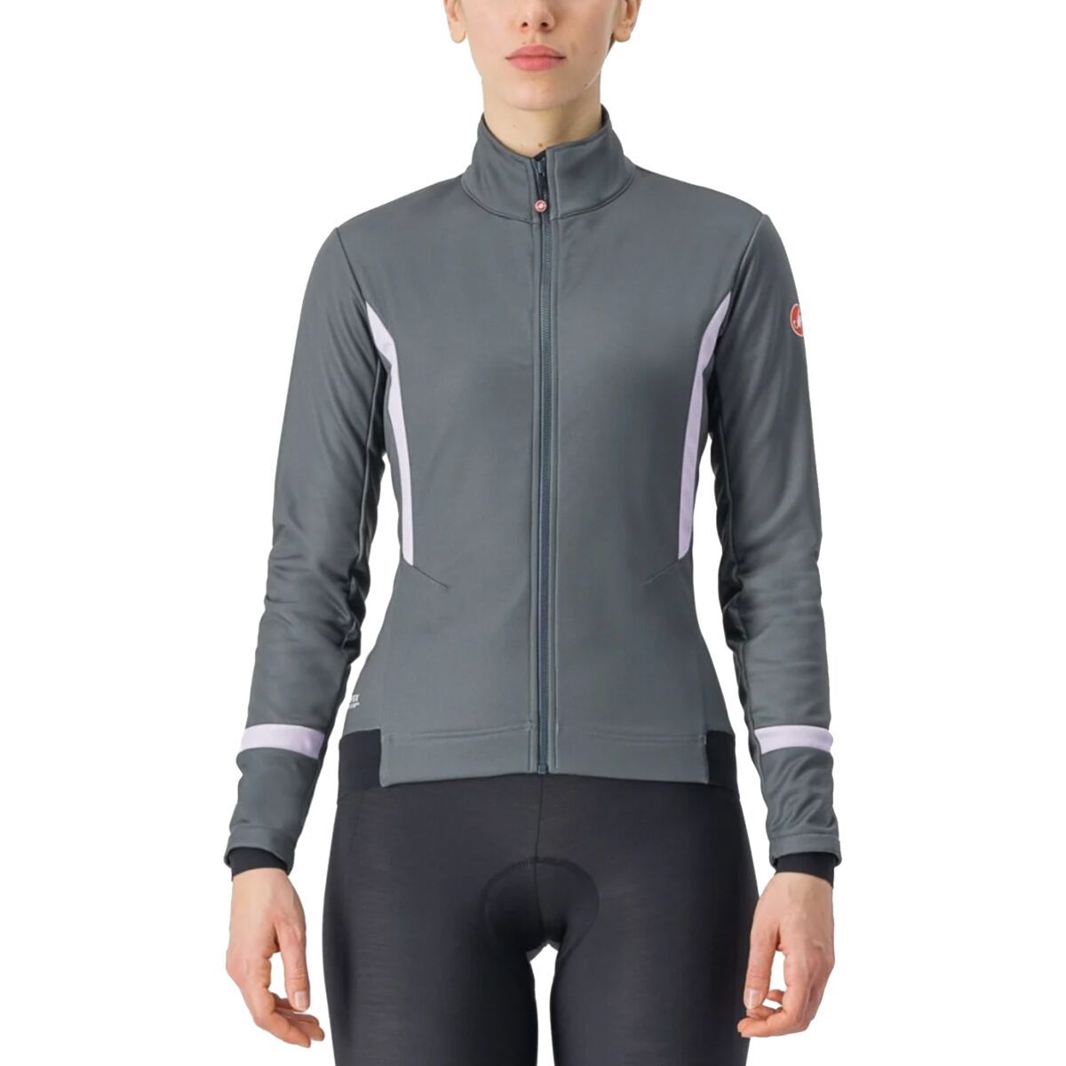 Castelli Castelli Dinamica Jacket - Women's Urban Gray/Orchid Petal, L