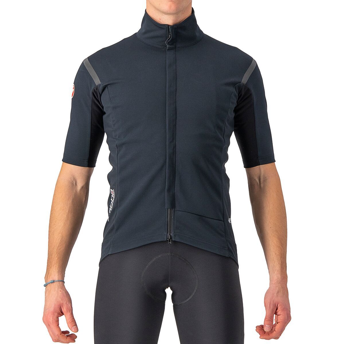 Castelli Gabba RoS Jersey - Men's Light Black/Black Reflex, S