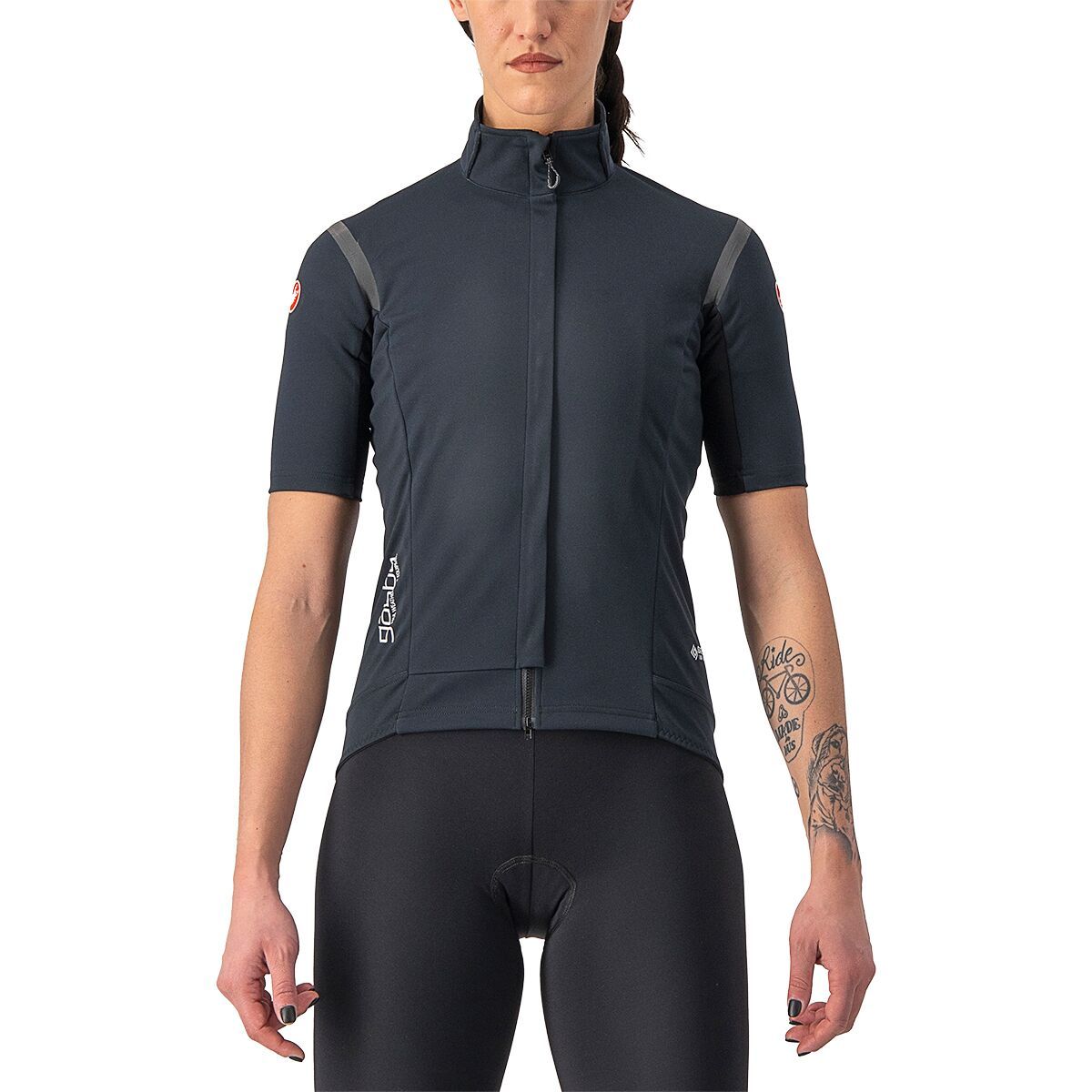 Castelli Gabba RoS Jersey - Women's Light Black/Black, M