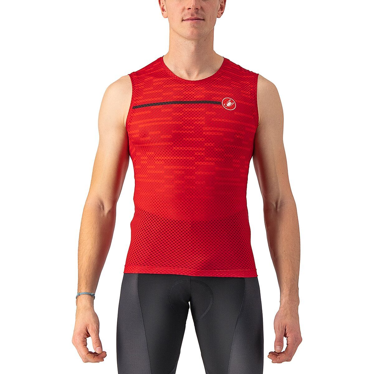 Castelli Insider Sleeveless Jersey - Men's Dark Red, L