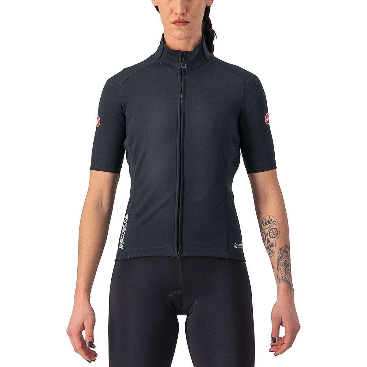 Castelli Castelli Perfetto RoS 2 Wind Short-Sleeve Jersey - Women's Urban Gray, M