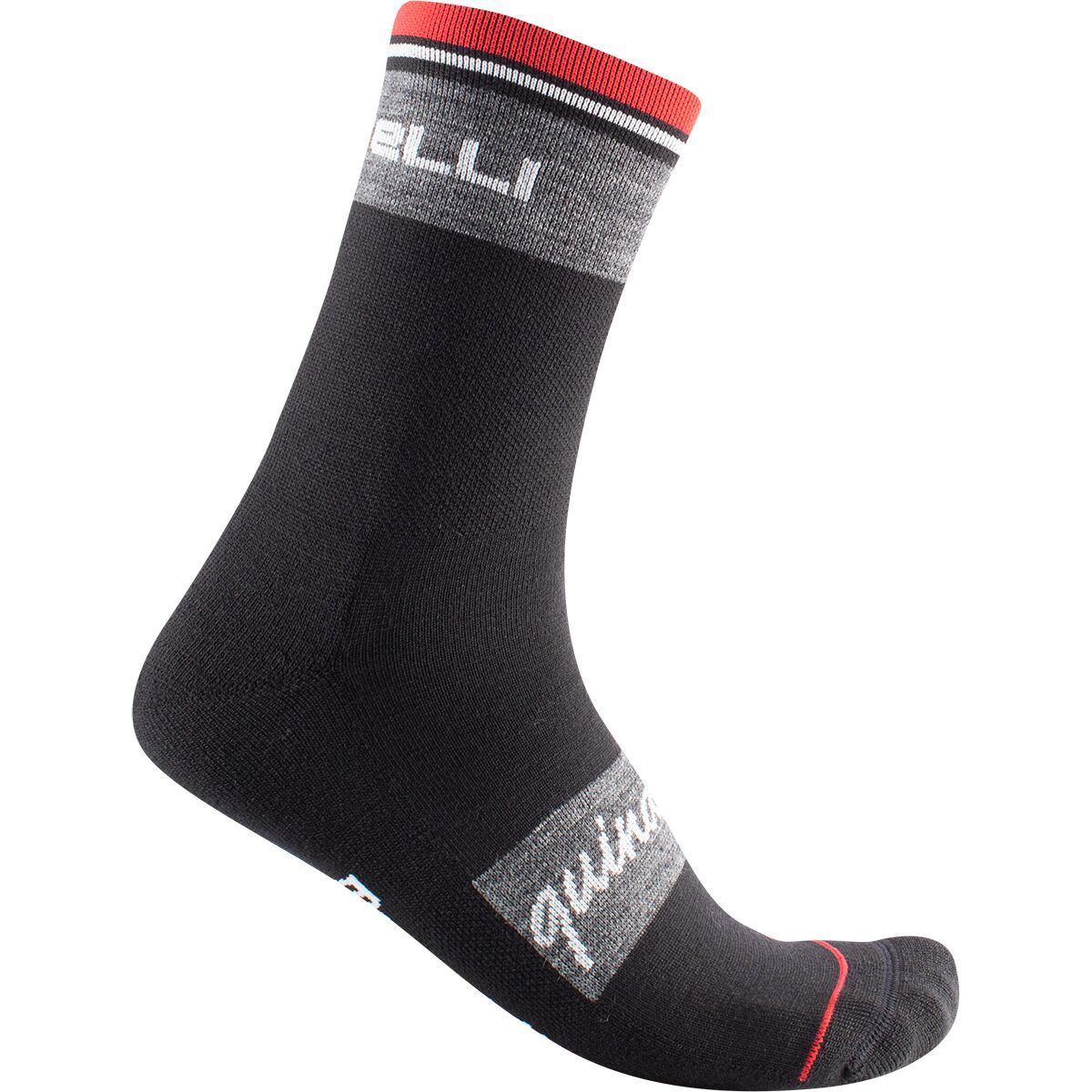 Castelli Quindici Sock Black, S/M - Men's