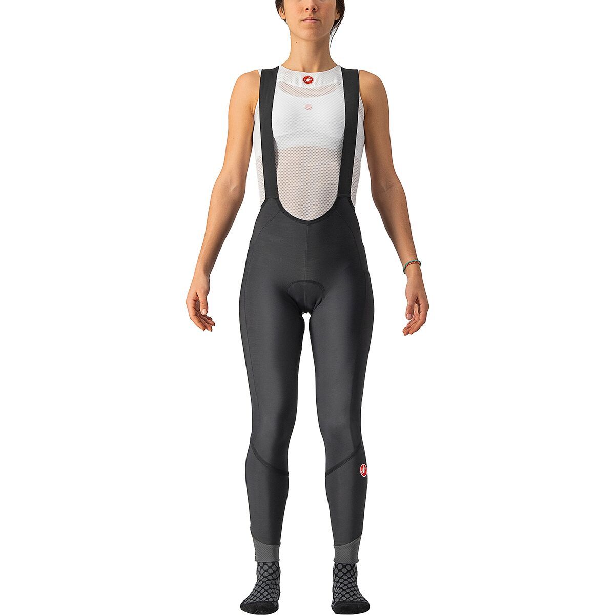 Castelli Velocissima DT Bib Tight - Women's Black/Black Reflex, XS