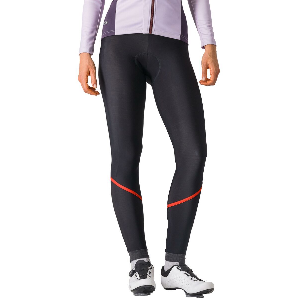 Castelli Castelli Velocissima DT Bib Tight - Women's Black/Hibiscus, XS