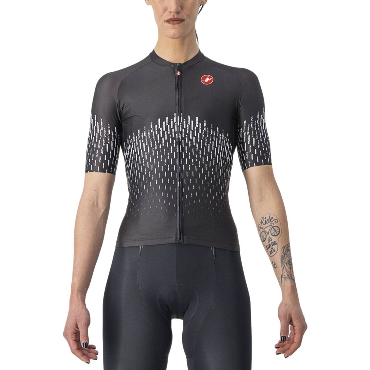 Castelli Aero Pro Full-Zip Jersey - Women's Light Black, XS