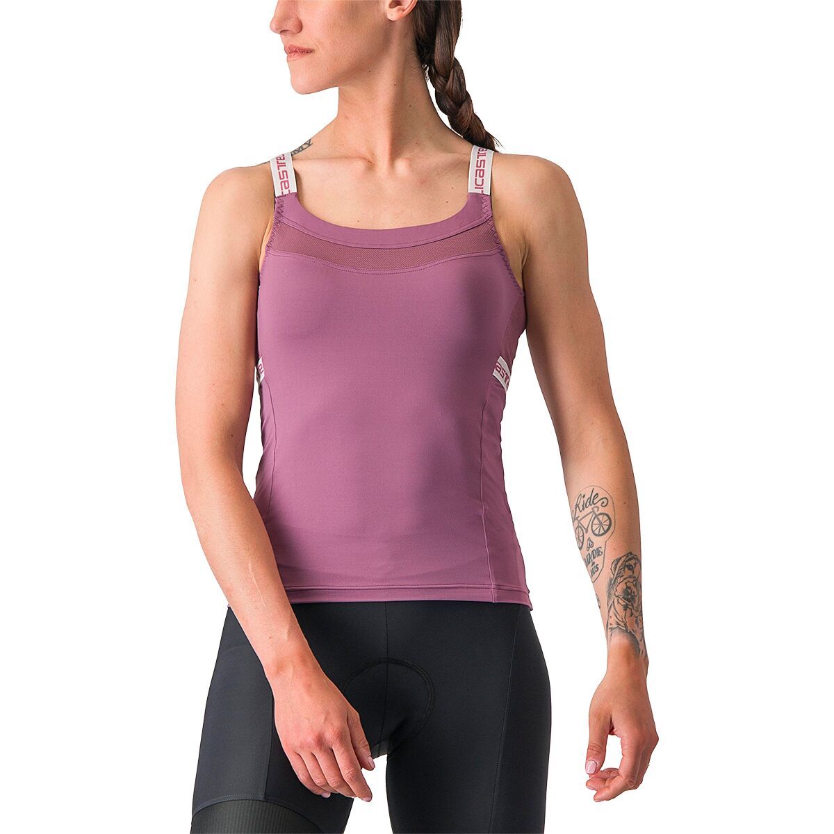 Castelli Castelli Bavette Top - Women's Deep Purple/Ivory, S