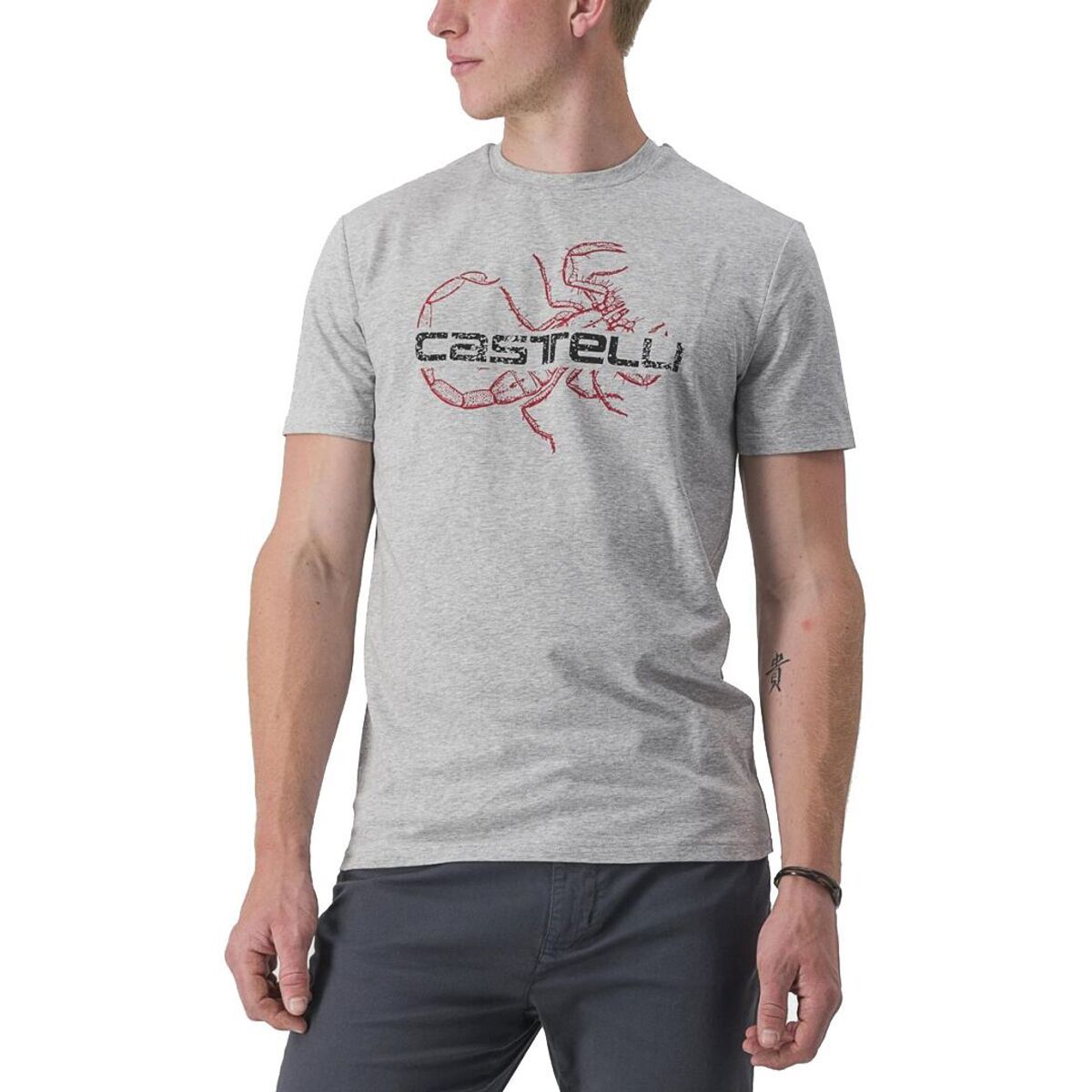 Castelli Finale T-Shirt - Men's Travertine Gray, XS