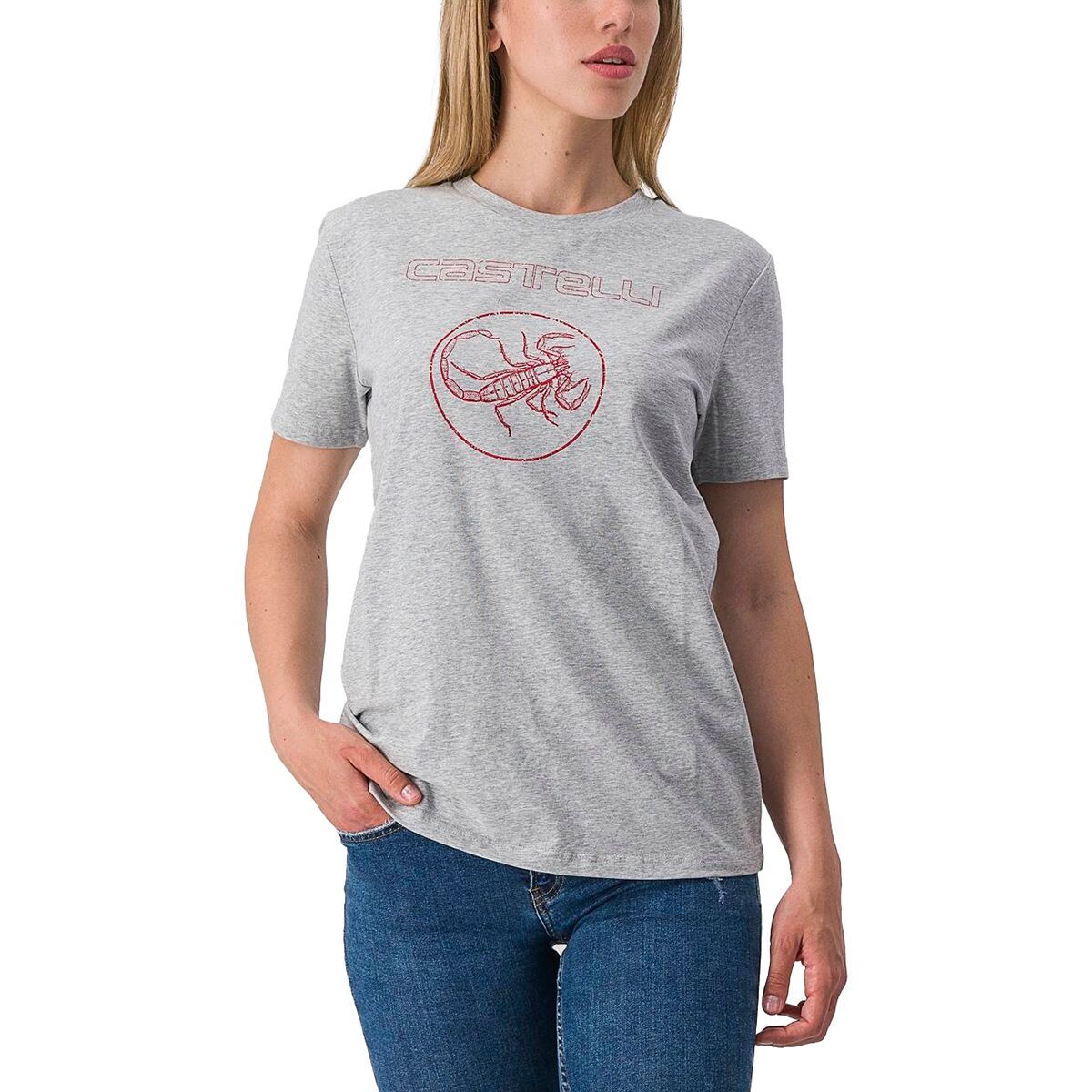 Castelli Pedalare T-Shirt - Women's Travertine Gray/Heather, L