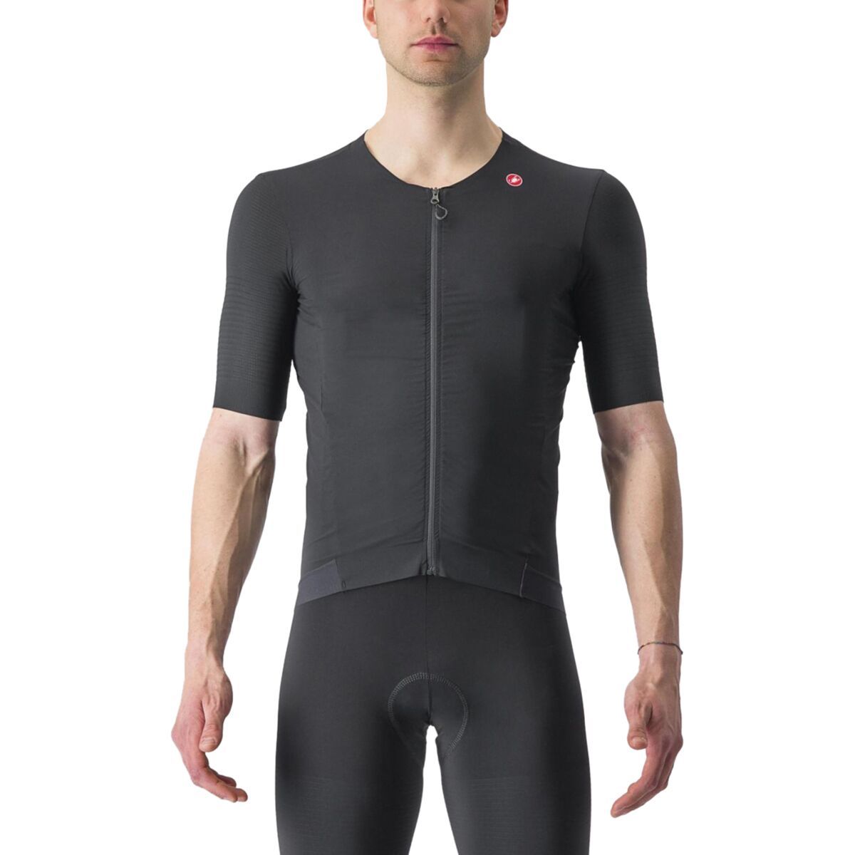 Castelli Premio Black Jersey - Men's Light Black/Black, L