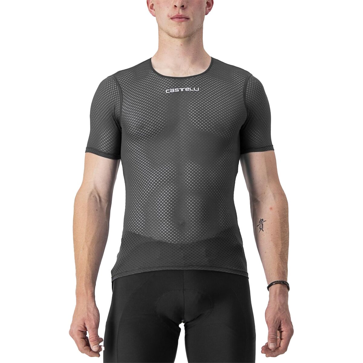 Castelli | Pro Mesh 2.0 Short Sleeve Base Layer Men's | Size Medium In Black