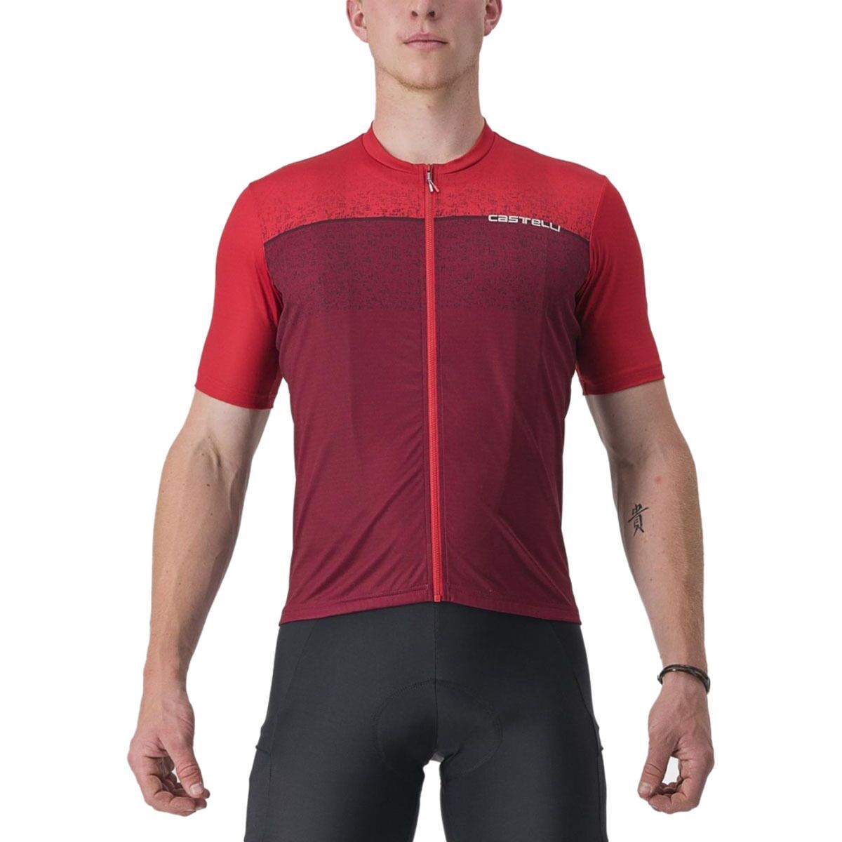 Castelli Unlimited Entrata Jersey - Men's Dark Red/Bordeaux, S