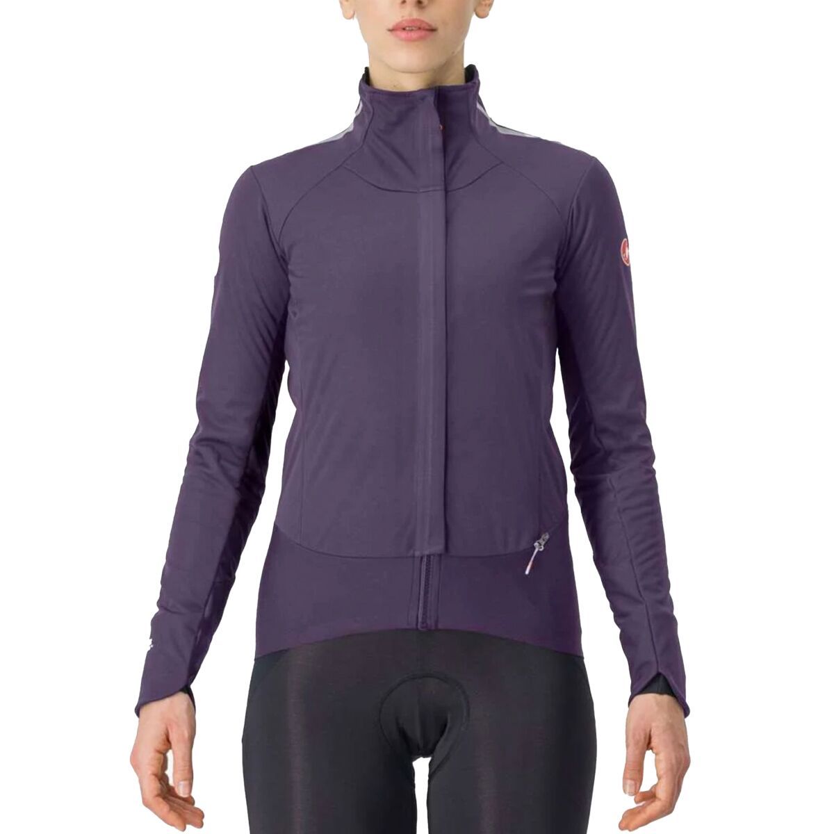 Castelli Alpha Doppio RoS Jacket - Women's Night Shade/Orchid Petal/Silver Gray, XS