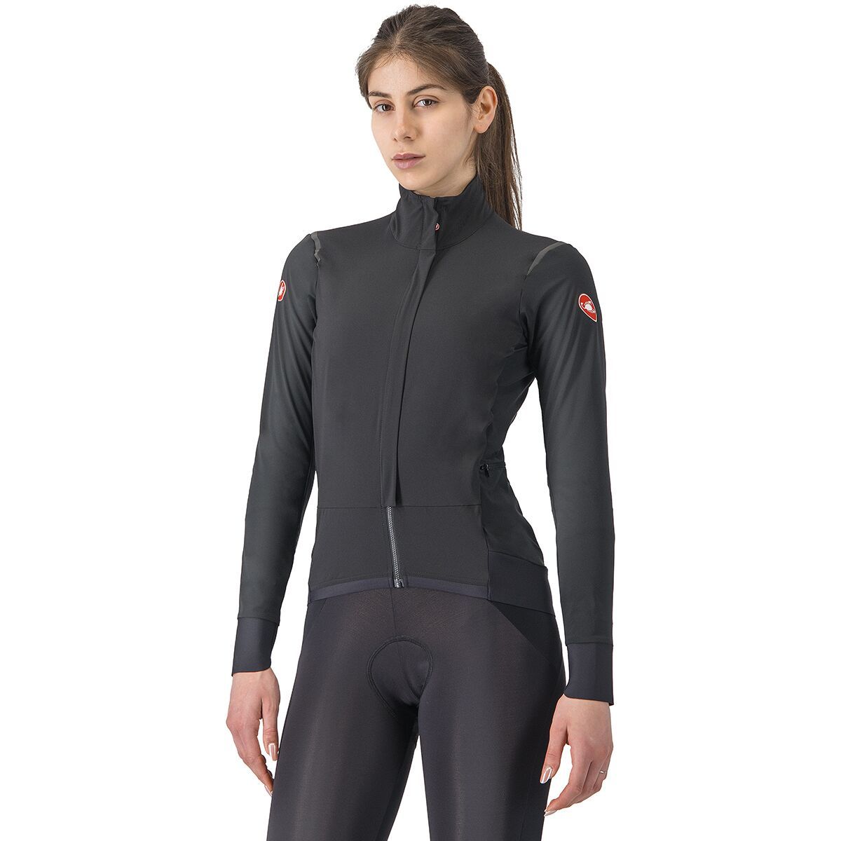 Castelli Castelli Alpha Flight RoS Jacket - Women's Light Black/Black Reflex, XL