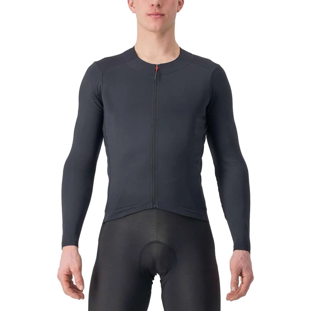 Castelli Fly Long-Sleeve Jersey - Men's Light Black, XXL