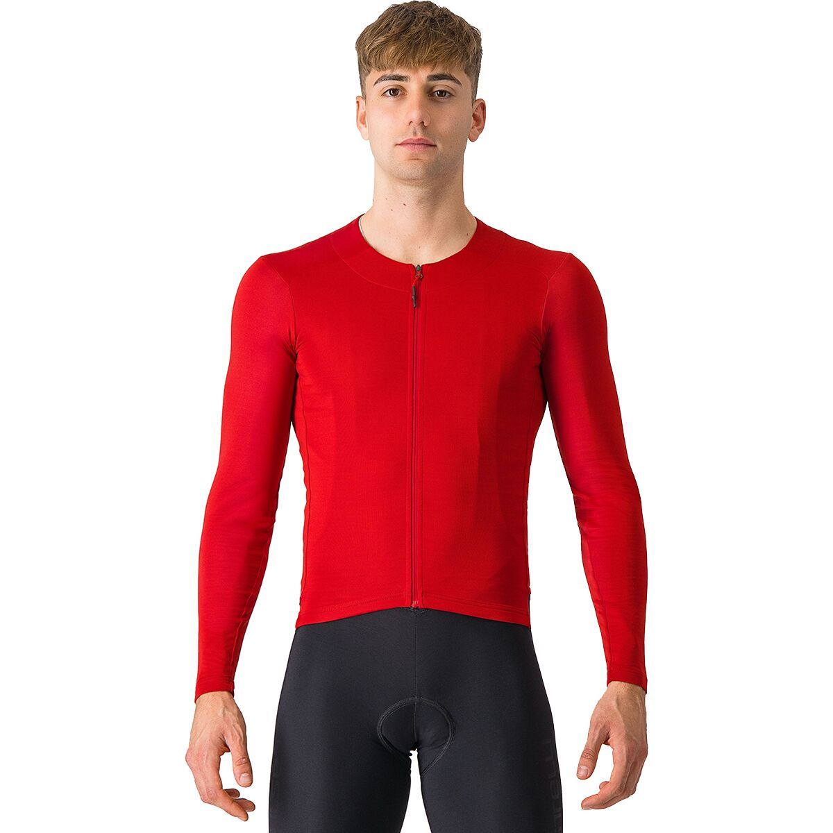 Castelli Castelli Fly Long-Sleeve Jersey - Men's Rich Red, 3XL