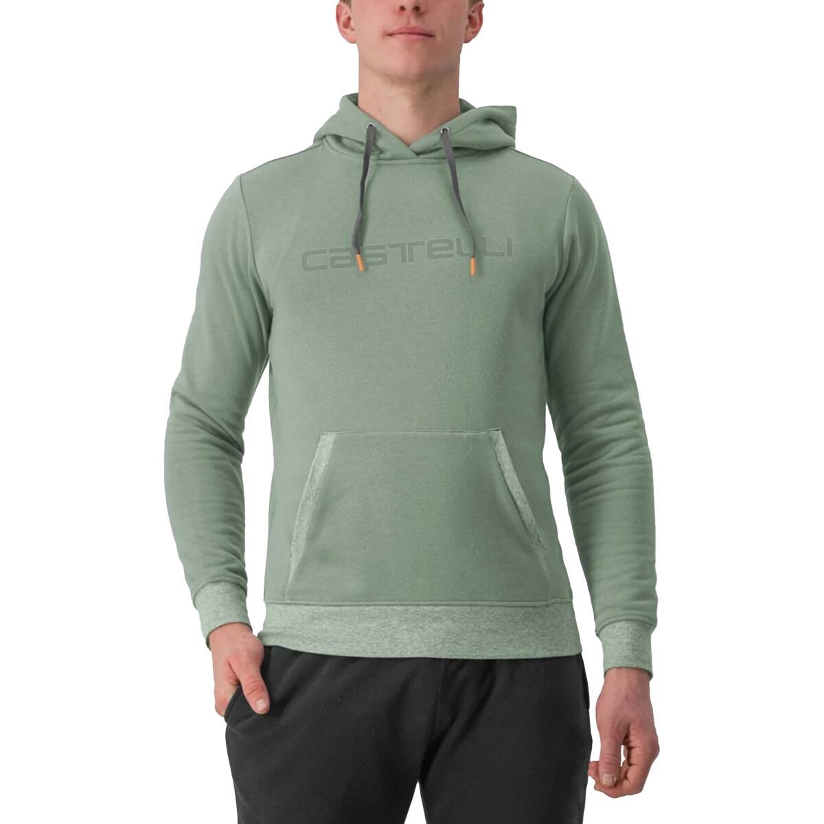 Castelli Castelli Logo Hoodie - Men's Defender Green, L