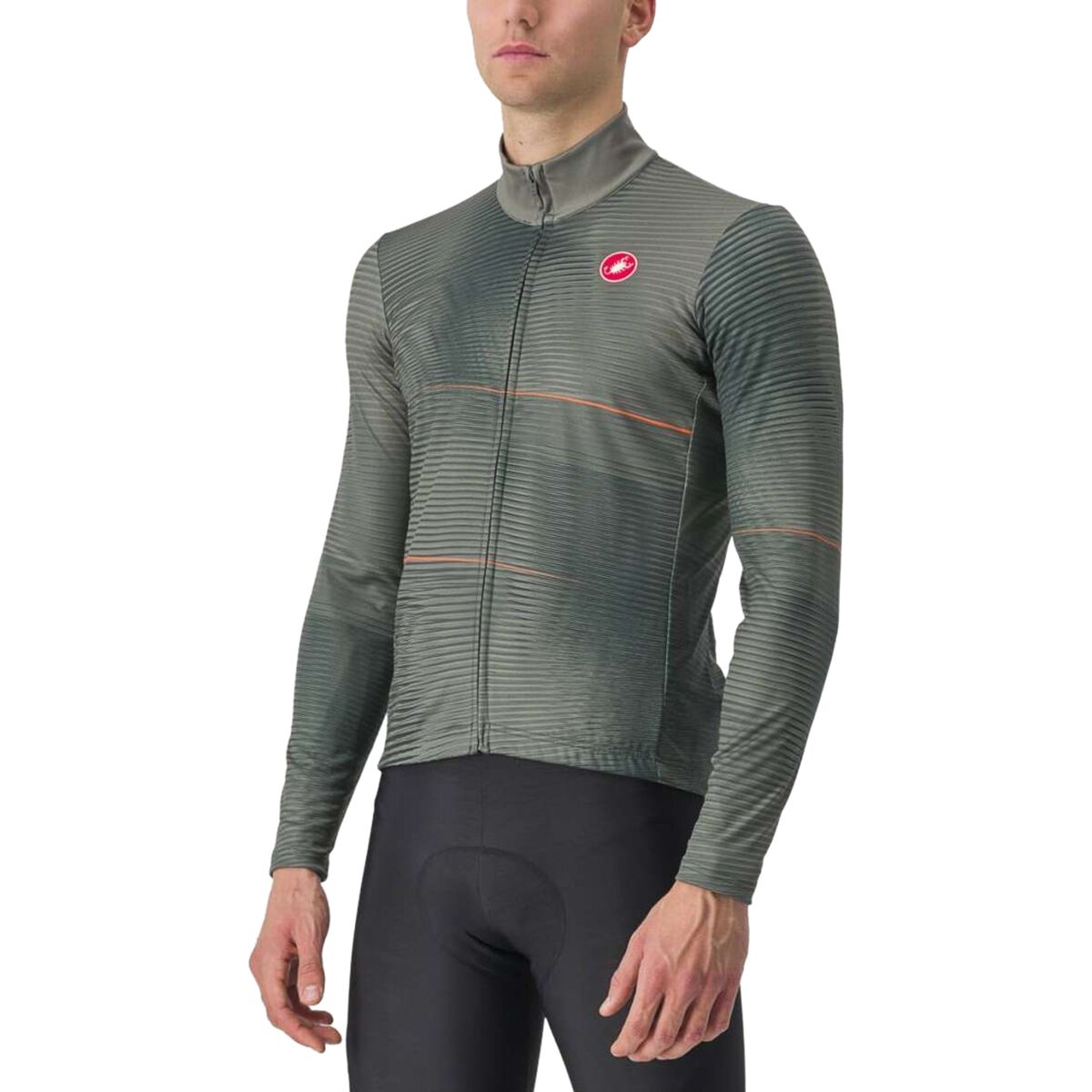 Castelli Raffica Long-Sleeve Jersey - Men's Rover Green, XL