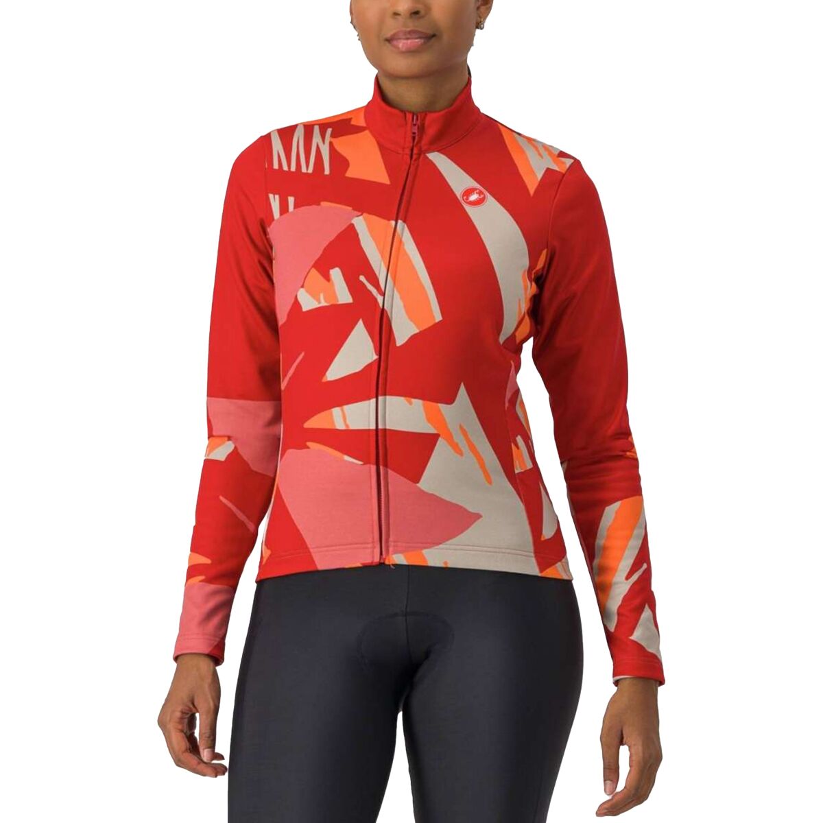 Castelli Castelli Tropicale Long-Sleeve Jersey - Women's Mineral Red, M