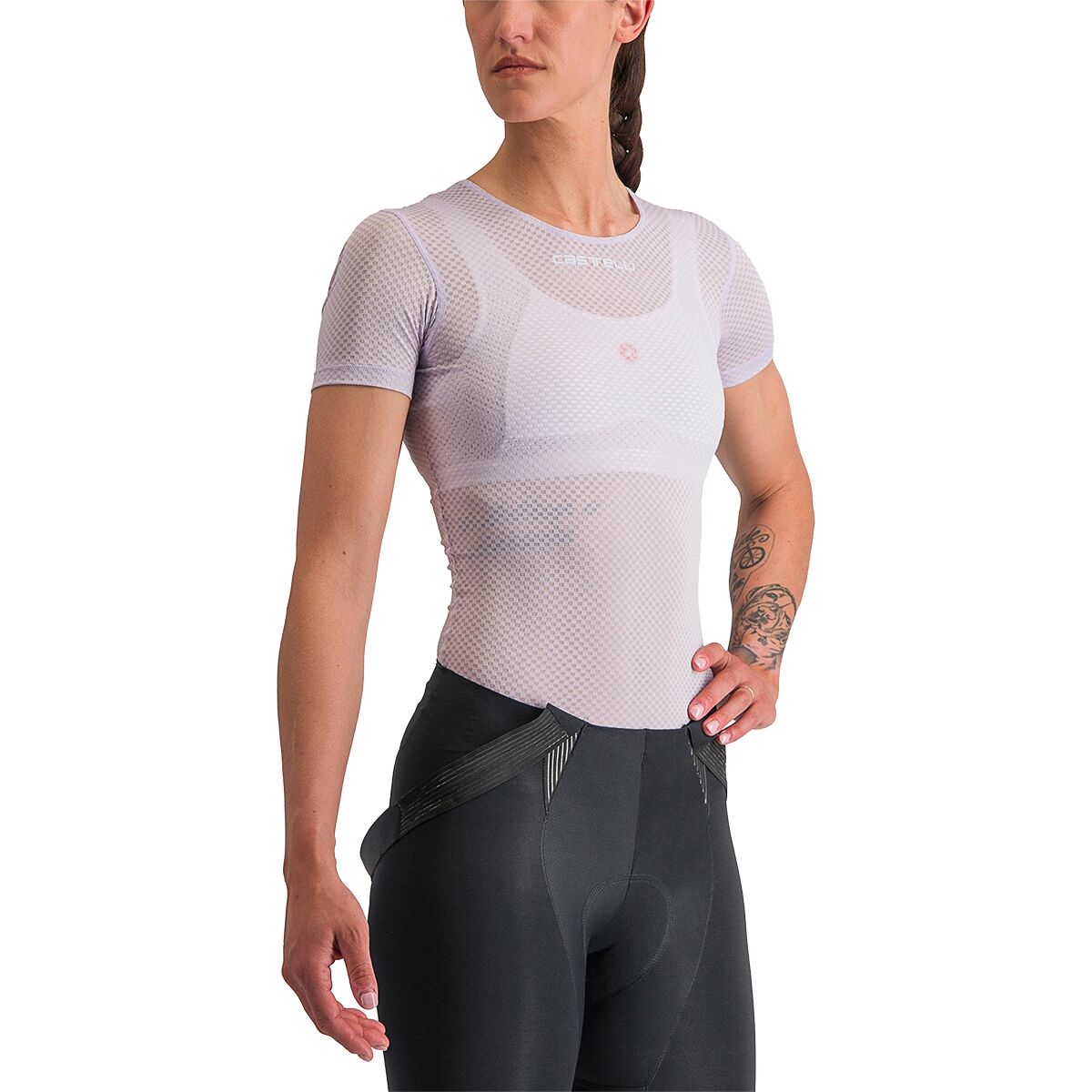 Castelli Pro Mesh Short-Sleeve Baselayer - Women's Purple Mist, S