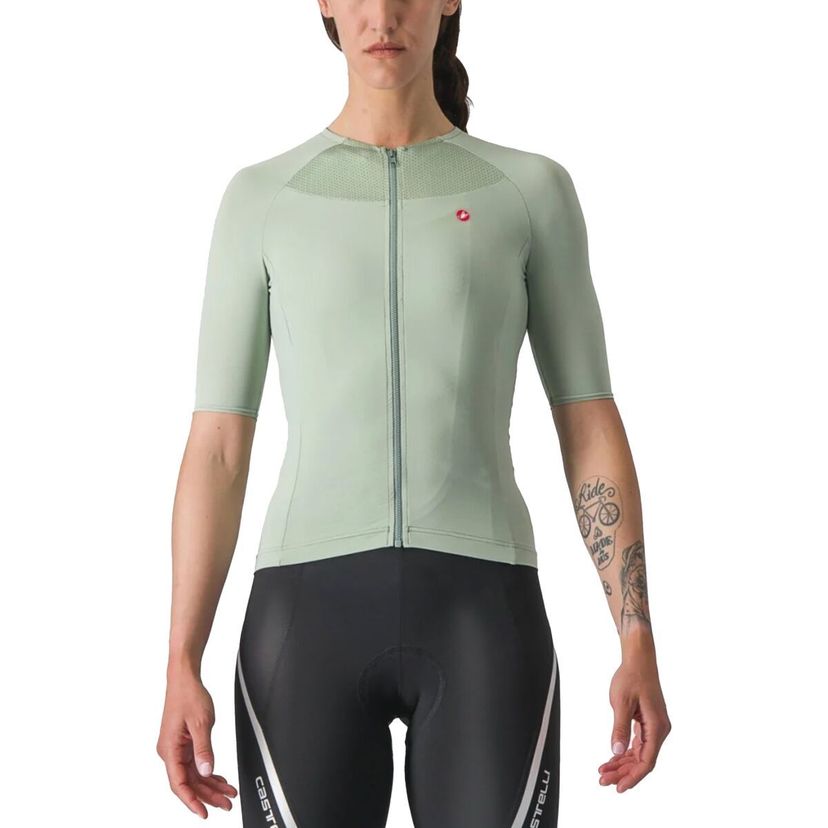 Castelli Castelli Velocissima 2 Jersey - Women's Defender Green/Twilight Blue, XL