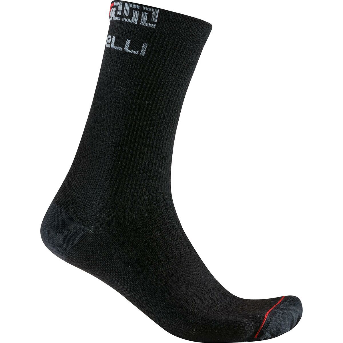 Castelli Castelli Bandito Merino 18 Sock Black, S/M - Men's