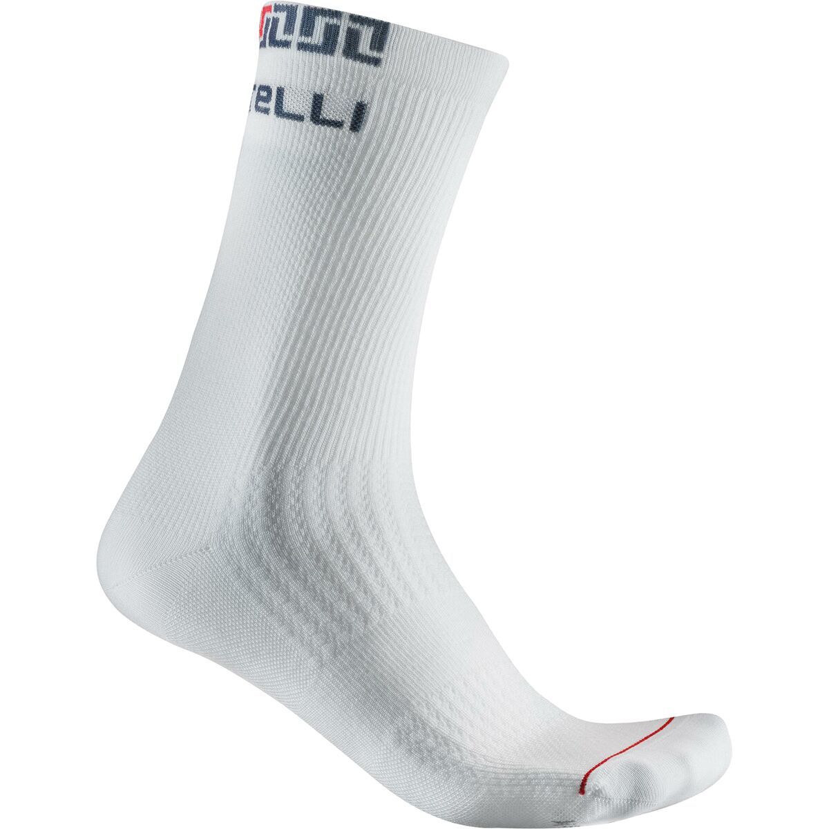 Castelli Castelli Bandito Merino 18 Sock White, S/M - Men's