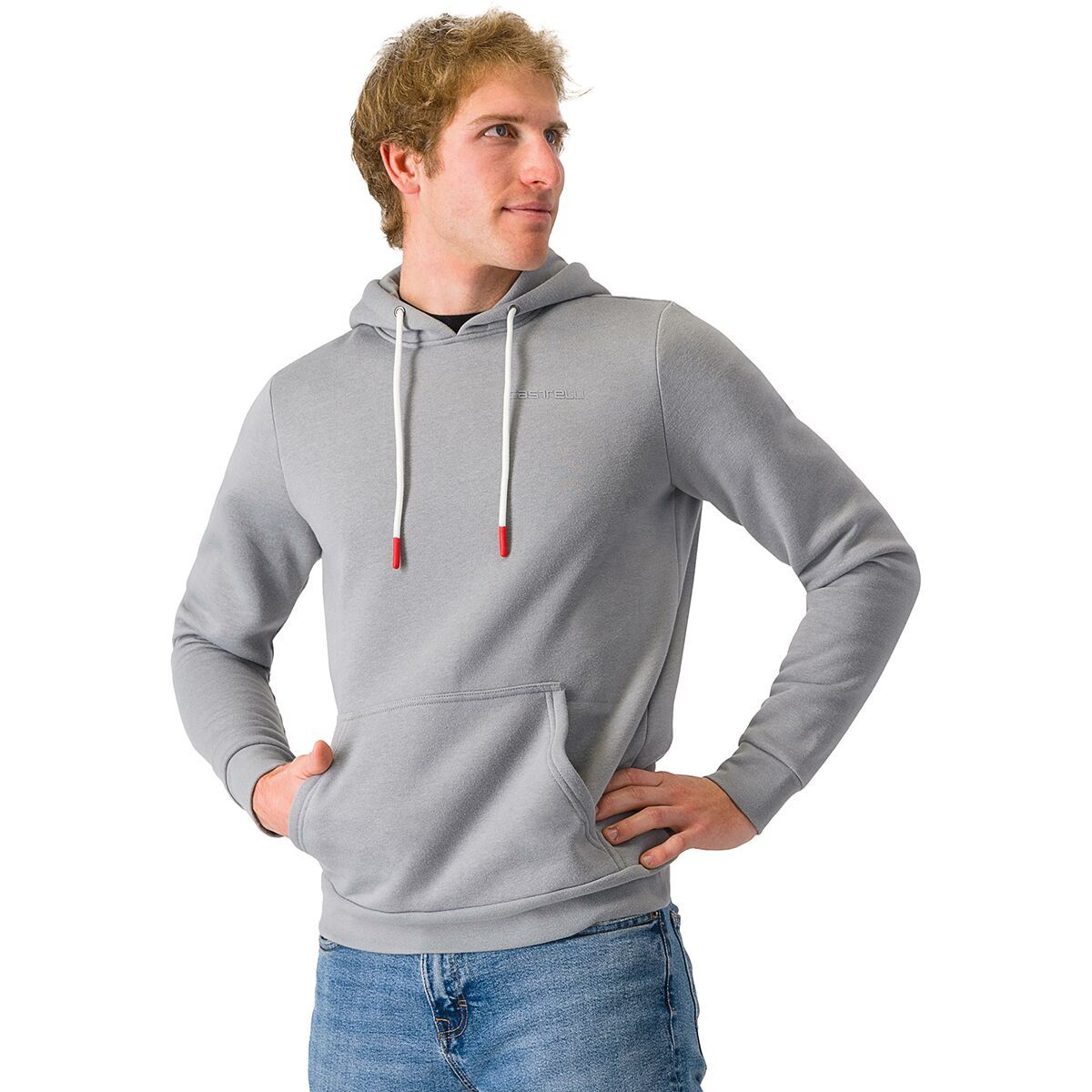 Castelli Castelli Classico Hoodie - Men's Cool Gray, XXL