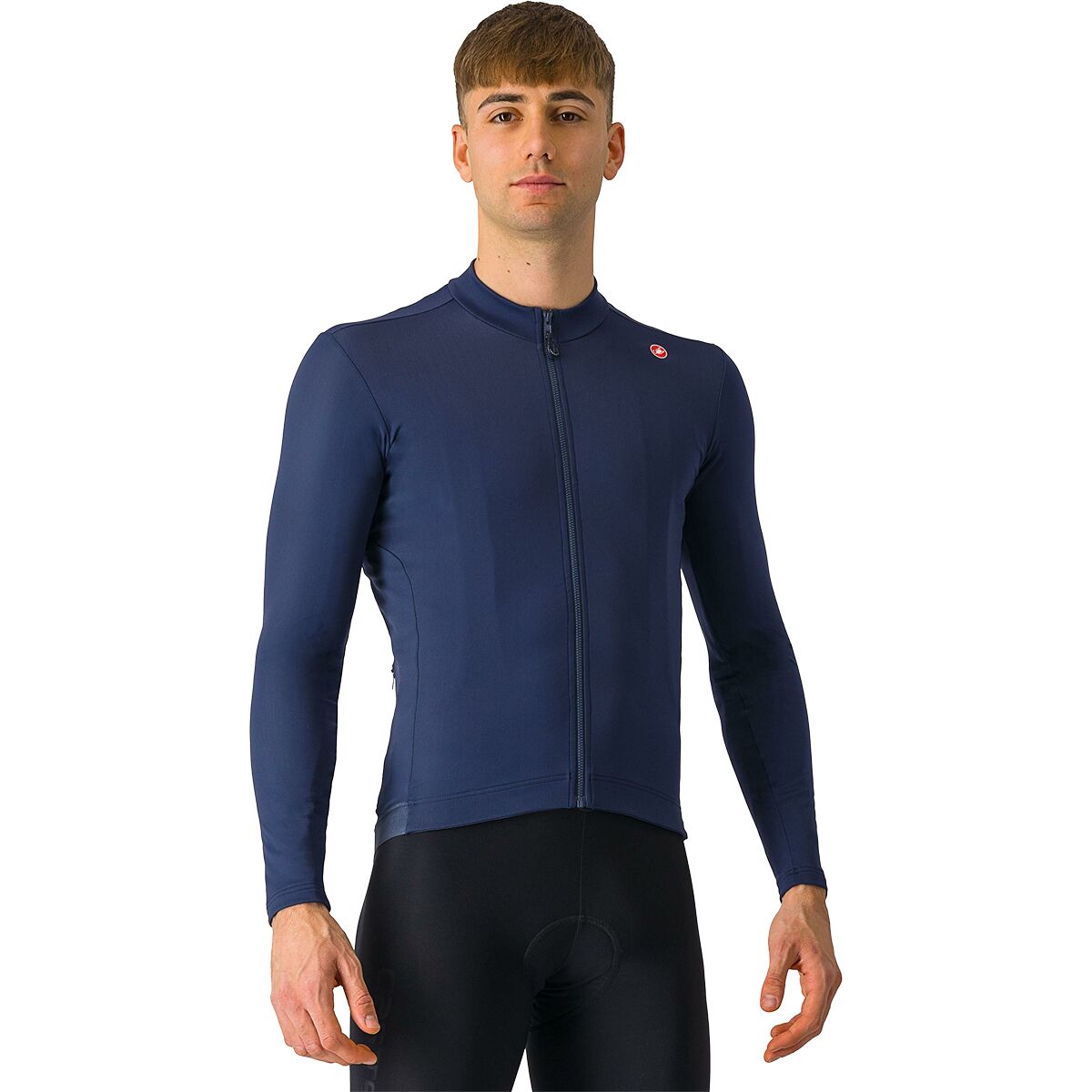 Castelli Castelli Espresso Thermal Jersey - Men's Belgian Blue, 3XL