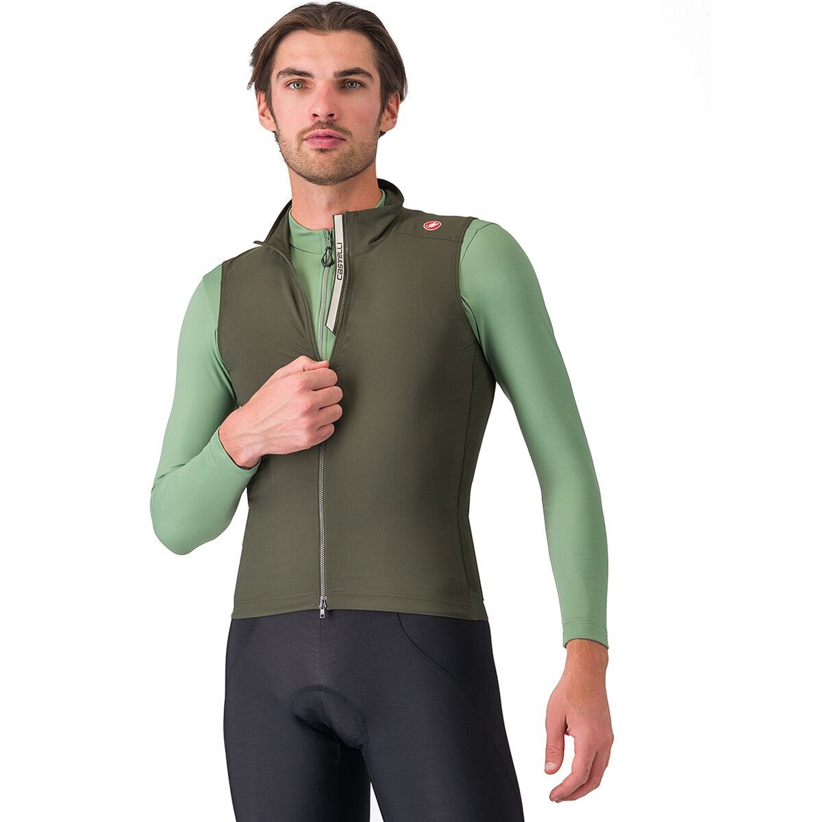 Castelli Castelli Espresso Vest - Men's Deep Green, XL