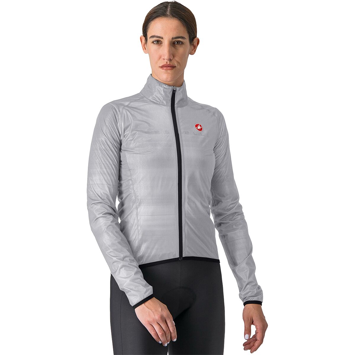 Castelli Castelli Squall Shell Jacket - Women's Silver Gray/Black, M