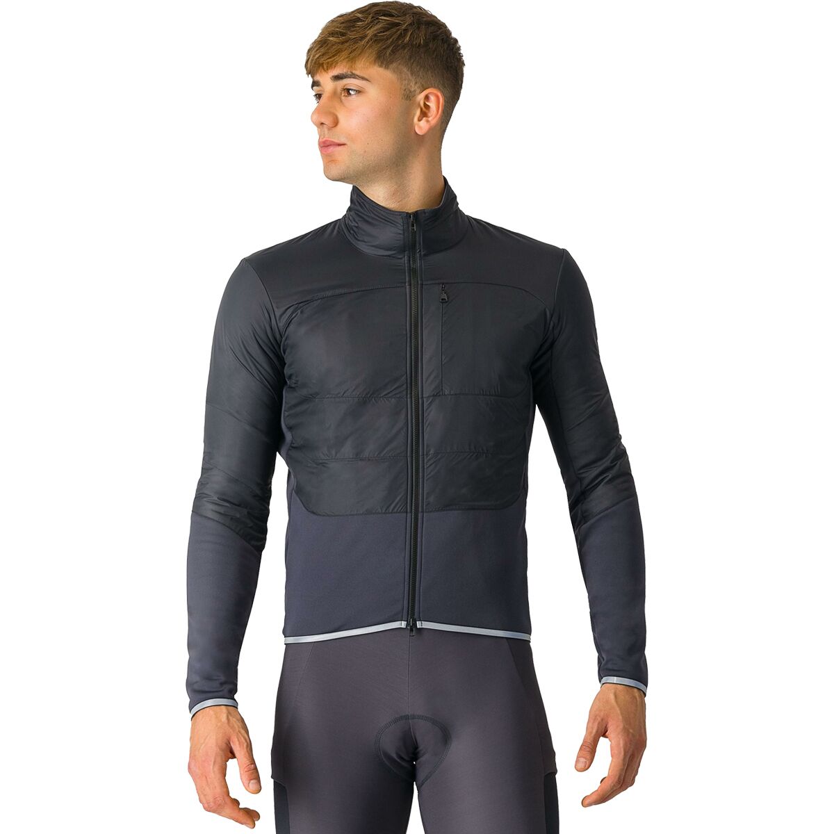 Castelli Castelli Unlimited Jacket - Men's Light Black/Dark Gray, 3XL