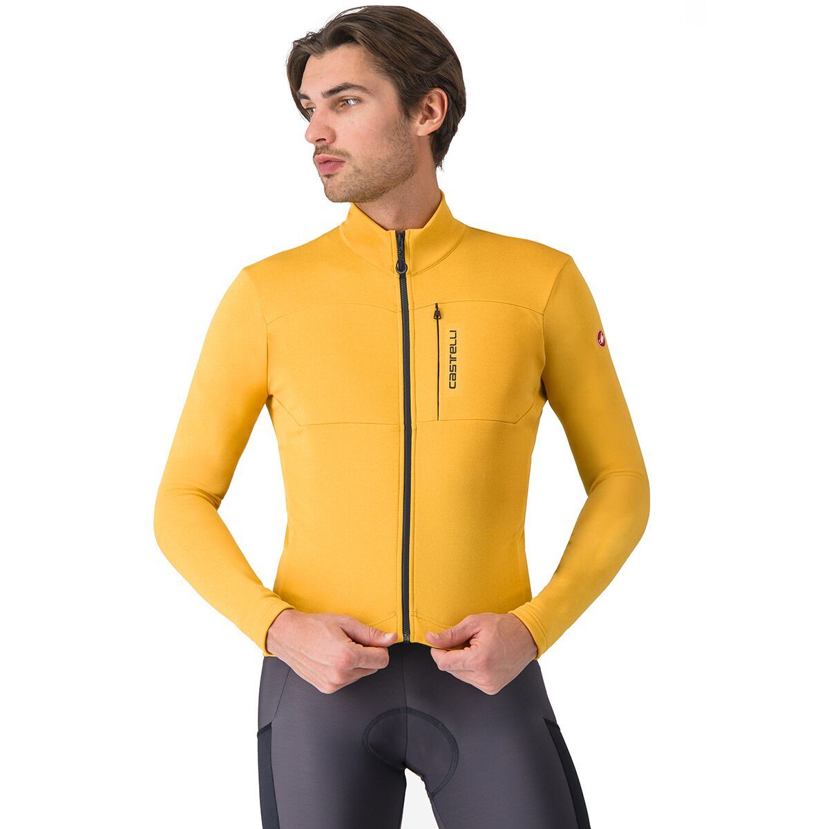 Castelli Castelli Unlimited Trail 2 Jersey - Men's Goldenrod/Dark Gray, XL