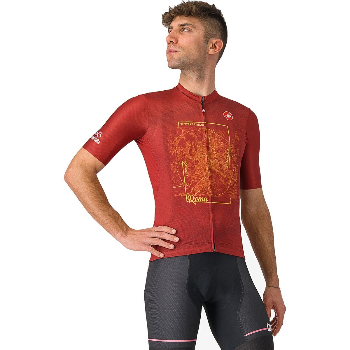 Castelli Castelli #GIRO107 Jersey - Men's Roma Rosso Porpora, L