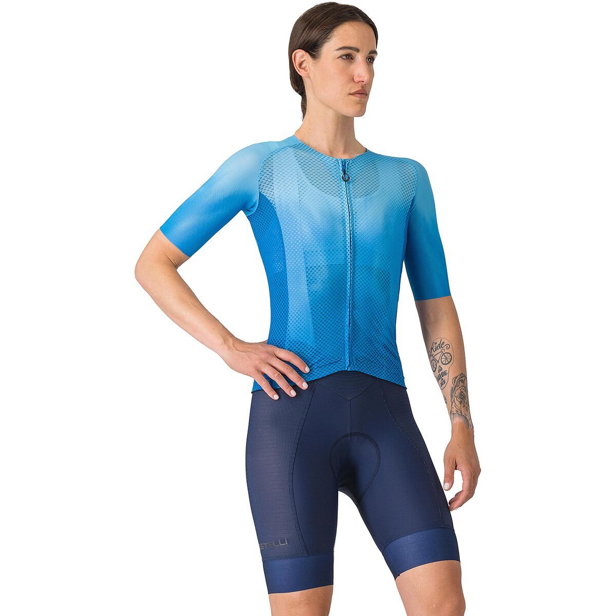 Castelli A/C Bib Short - Women's Belgian Blue, XL