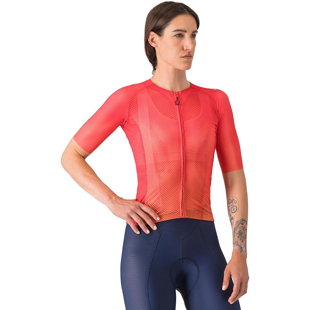 Castelli Castelli Climber's A/C Short-Sleeve Jersey - Women's Hibiscus, L