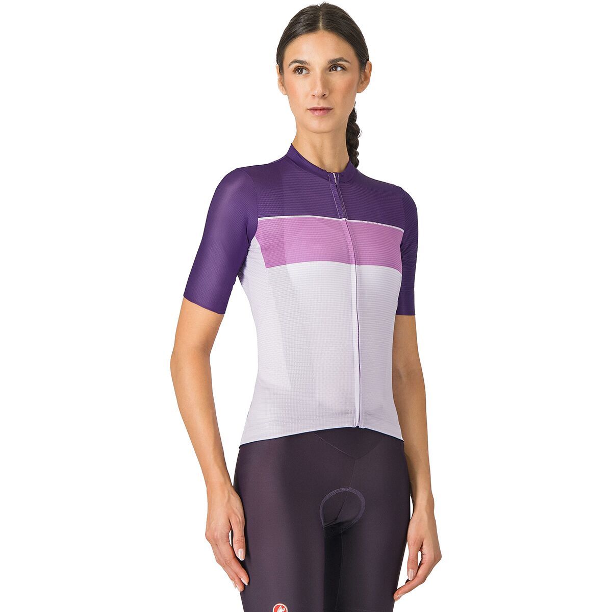 Castelli Castelli Elegante Short-Sleeve Jersey - Women's Orchid Petal/Hortensia/Purple, XL