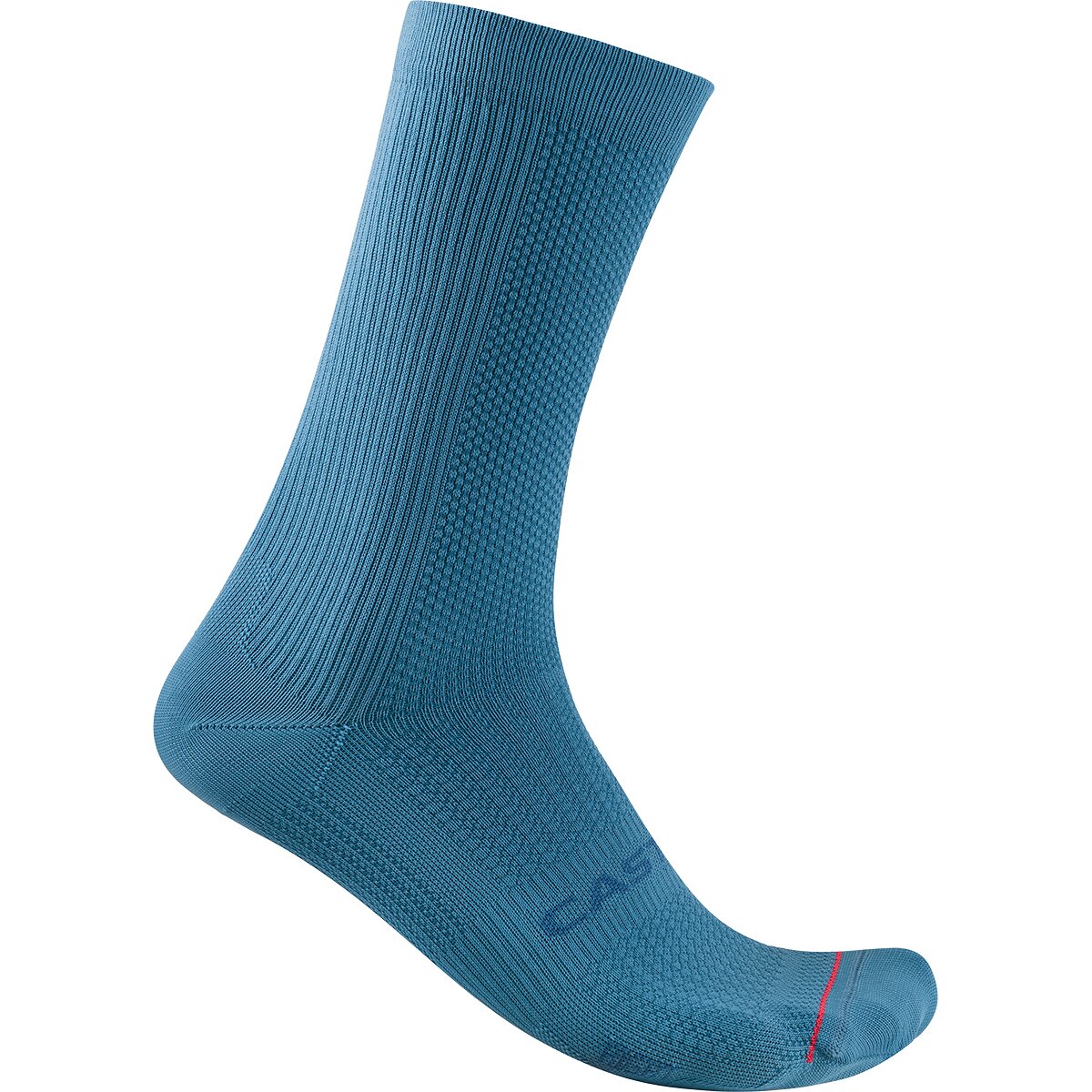 Castelli Espresso 18 Sock Metallic Blue, S/M - Men's