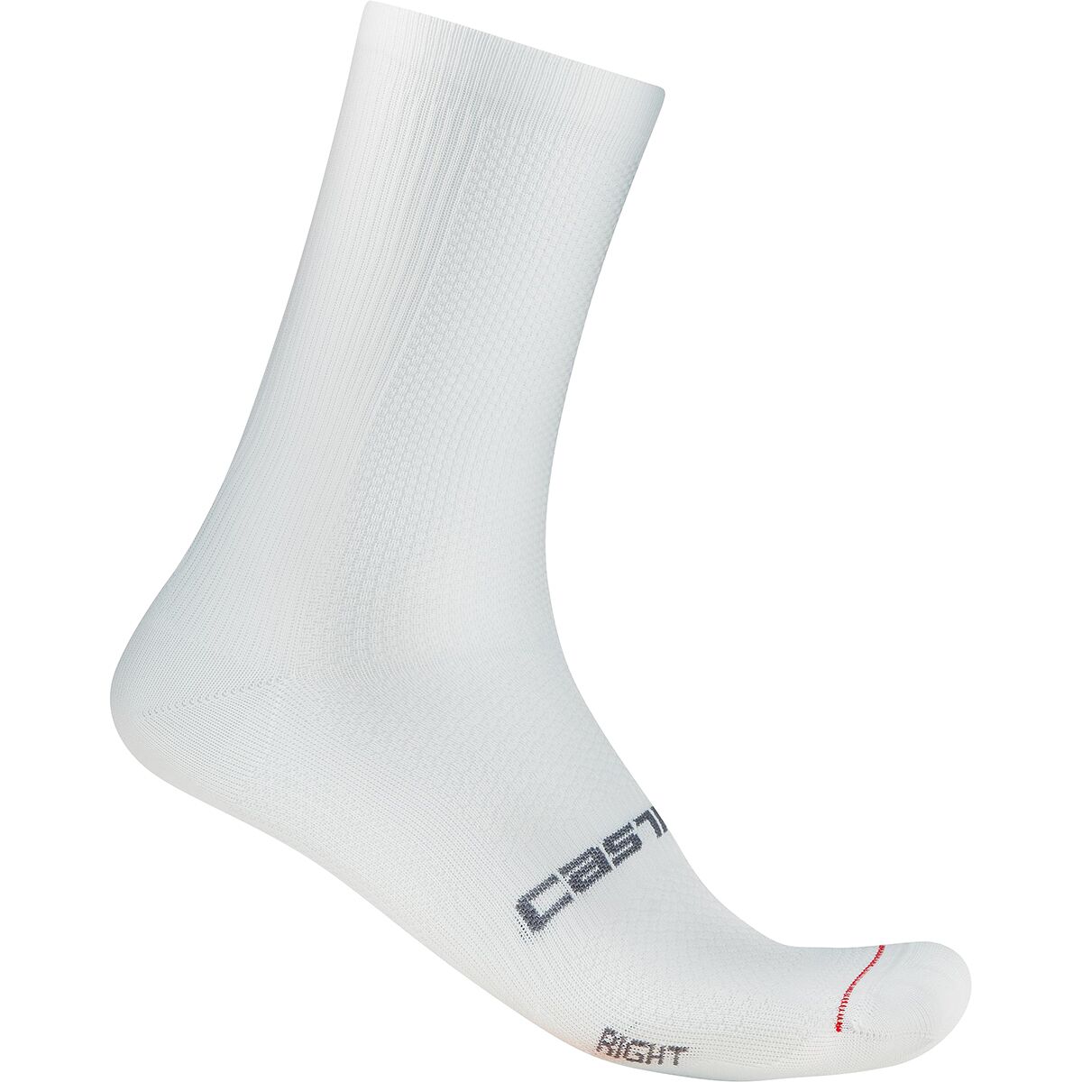 Castelli Espresso 18 Sock White, L/XL - Men's