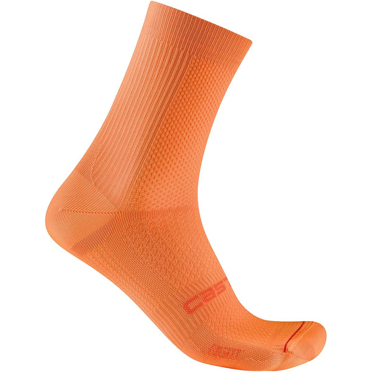 Castelli Castelli Espresso 2 12 Sock - Women's Vivid Orange, L/XL