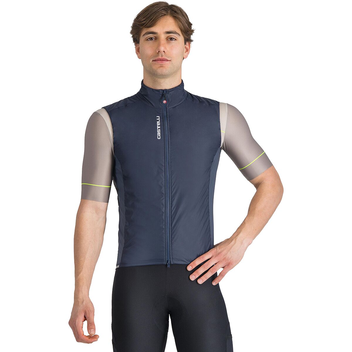 Castelli Castelli Fly Direct Vest - Men's Twilight Blue/Silver Gray, XXL