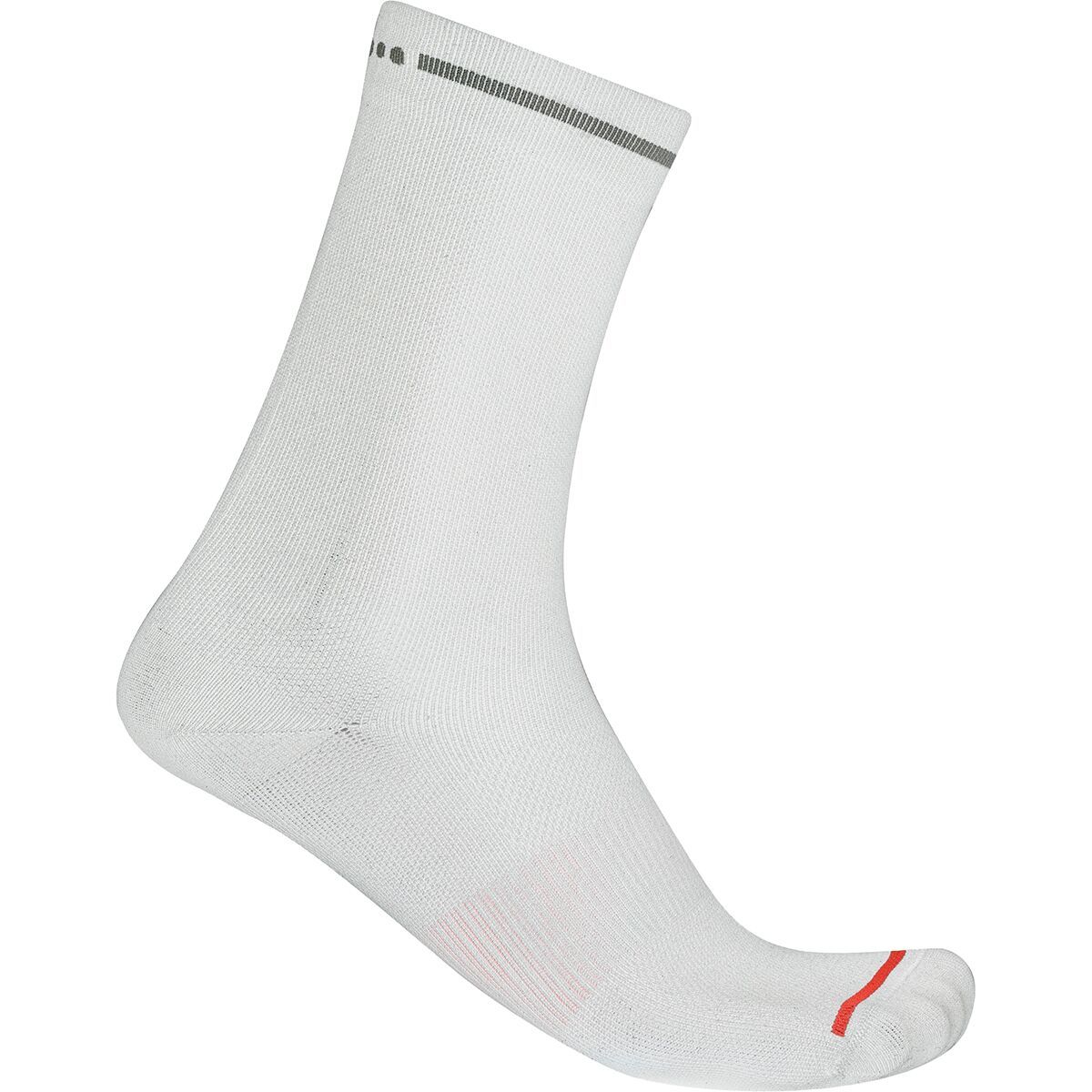 Castelli Premio Evo 18 Sock White, S/M - Men's
