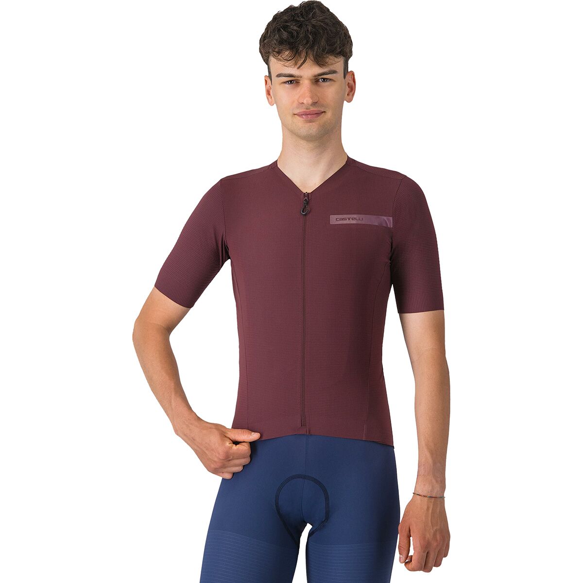 Castelli Castelli Premio Evo Short-Sleeve Jersey - Men's Deep Bordeaux, M