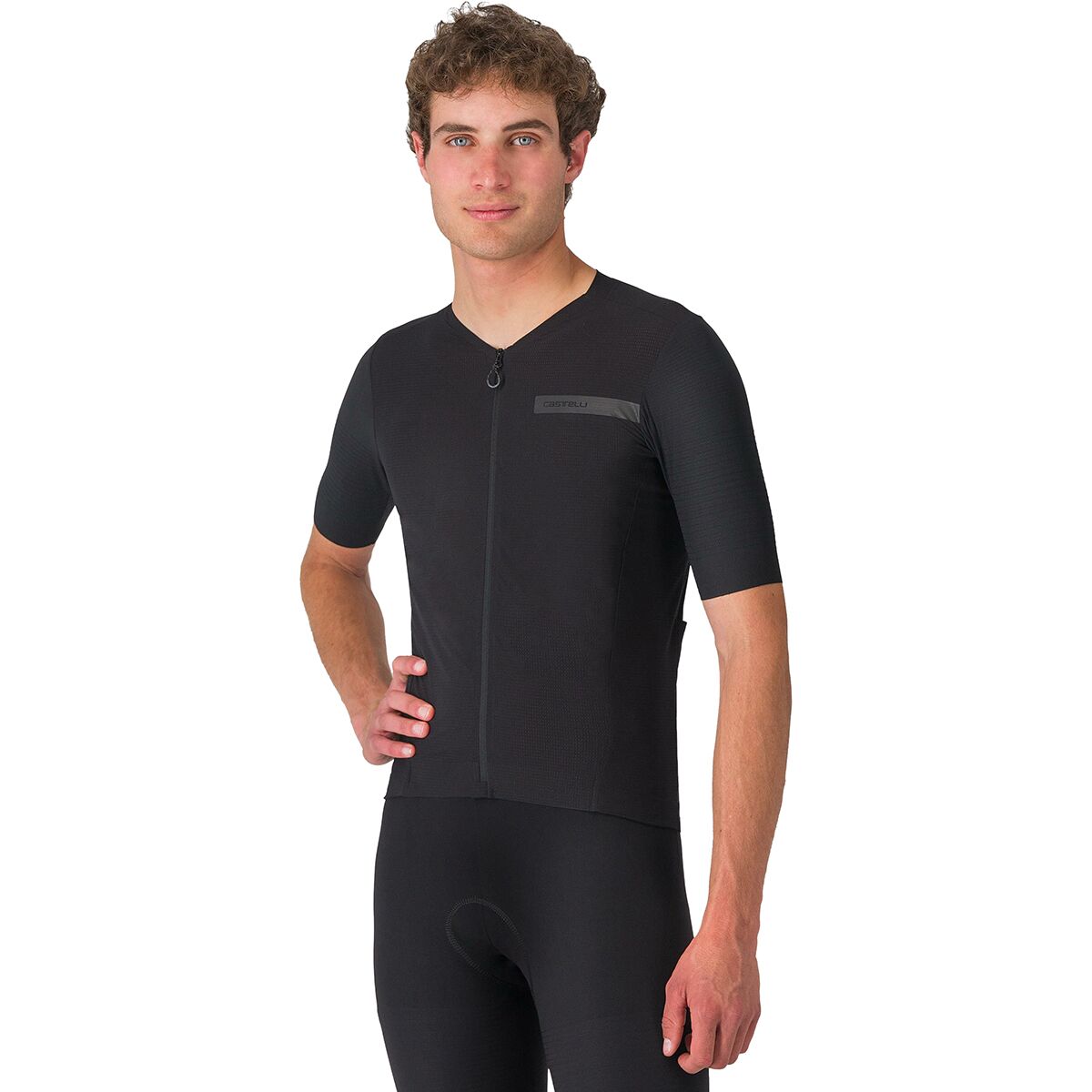 Castelli Castelli Premio Evo Short-Sleeve Jersey - Men's Light Black/Black, XXL