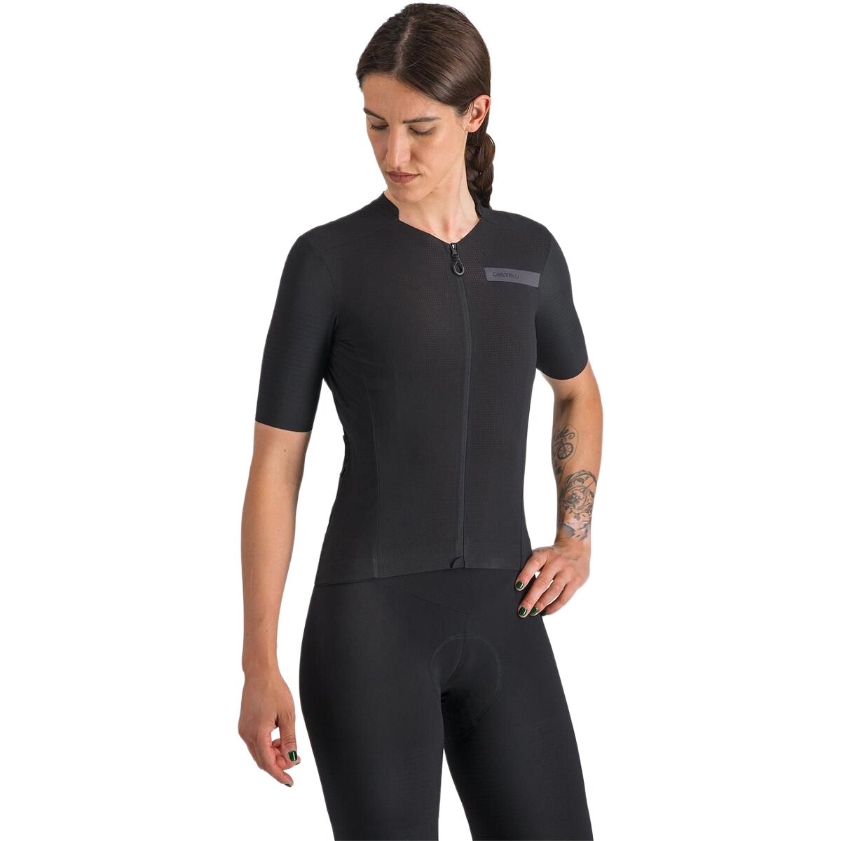 Castelli Castelli Premio Evo Short-Sleeve Jersey - Women's Light Black, L