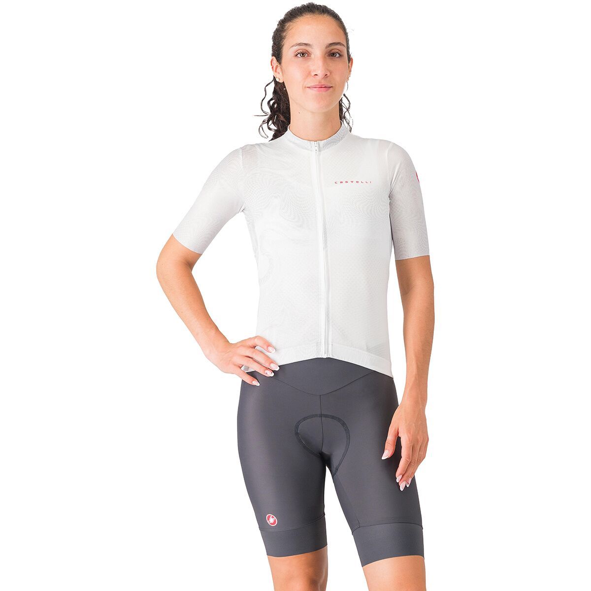 Castelli Castelli Prima 2 Short - Women's Dark Gray/Pool Blue, M